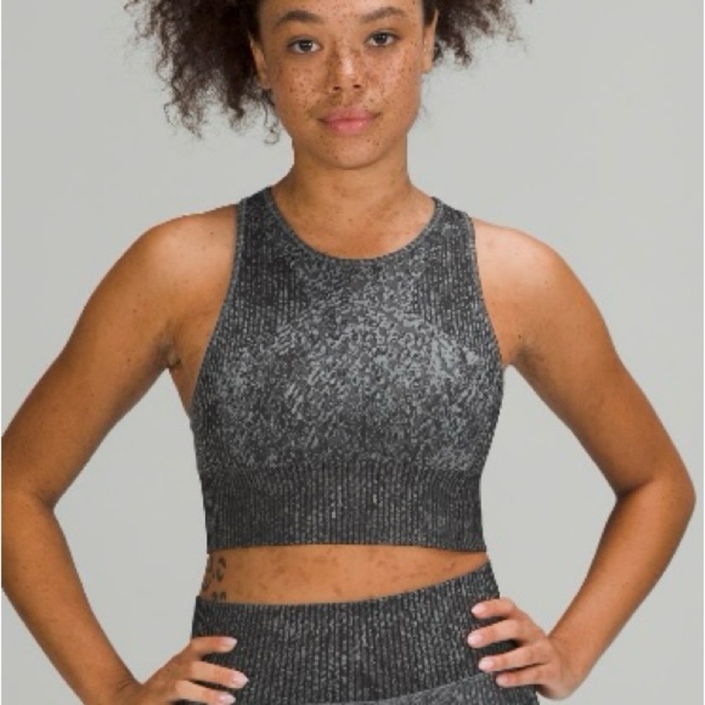 lululemon Ebb to Train longline bra C/D cup 6